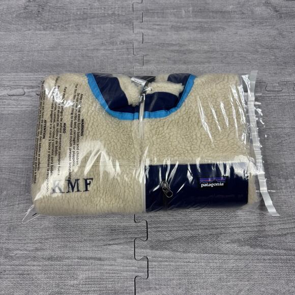 NEW Patagonia Classic Retro-X Deep Pile Sherpa Vest Men XL Beige Full-Zip Fleece - Picture 10 of 11